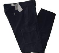 Pantalone uomo HOLIDAY cargo 46 48 50 52 54 56 58 fustagno strech blu tasconi