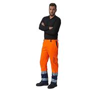 PANTALONE UOMO HV ALTA VISIBILITA' SIGGI BICOLORE ARANCIO/BLU (M)