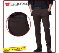pantalone uomo invernale TAGLIE FORTI cotone elasticizzato Meyer da 58 a 72