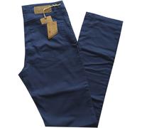 Pantalone uomo jeans cotone strech 46 48 50 52 54 56 58 60 62 SEA BARRIER indaco