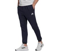 Pantalone Uomo polsino inverno Adidas Feelcozy Pant HL2231 blu-bianco