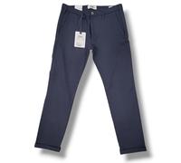 Pantalone UOMO punto milano tasca america "CLARK" Blu o Nero 44 46 48 50 52 54