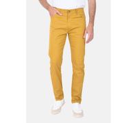 Pantalone Uomo Slim Estivo Cotone Pantaloni Elasticizzati 5 Tasche Made in Italy