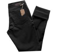 Pantalone uomo termico dal 46 al 62 cotone interno pile strech imbottito nero