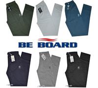 PANTALONE UOMO tuta maglina cotone jersey M L XL XXL 3XL tasche leggero Be Board