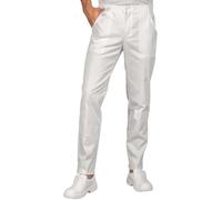 Pantalone Uomo Vermont Super Stretch Bianco Cotone Spandex - Isacco