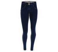 Pantalone WR.UP® Superskinny Vita e Lunghezza Regular in Jersey Denim Scuro