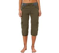 Pantaloni 3/4 Donna Estivi Carge Casual Capri Pantaloni 3/4 Leggeri Comodi Larghi Pinocchietti Donna Eleganti Trekking Pinocchietto Cropped Vita Alta Taglie Forti Svago Bermuda con Tasche Laterali