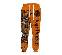 Pantaloni 3D con stampa di cinghiale, unisex animale maiale autunnale, pantaloni da jogging Harajuku Streetwear Hip Hop, Pantaloni 1, L