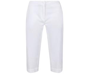Pantaloni a 3/4 da donna Regatta Bayla Capri Taglia: S / Colore: bianco
