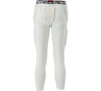 Pantaloni a compressione 3/4 McDavid Hex Thudd Blanc S