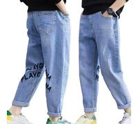 Pantaloni a Gamba Dritta per Bambini Hip Hop Adolescenti Fashion Sports Elastic Children's Pants Cargo Elastico in Vita Traspirante Confort Leggeri Sportivi Casual Atletica Streetwear
