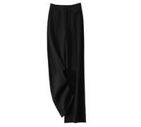 Pantaloni A Gamba Larga da Donna Invernali, Pantaloni Palazzo Vintage A Vita Alta Pantaloni Eleganti da Ufficio Pantaloni Slip-On Pantaloni A Gamba Dritta in Misto Lana Autunnale Pantaloni da Lavoro