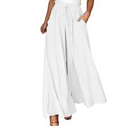 Pantaloni a Gamba Larga da Donna Yoga Vita Alta Hippie Boho Beach Plus Size Palazzo Elasticizzati Pantaloni Eleganti e Como