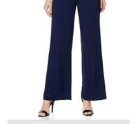Pantaloni A Gamba Larga In Cotone Blu Wendy Williams M