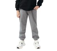 Pantaloni a Gamba Larga in Denim da Ragazzo,Pantalone Tuta Ragazzi Pantalone Tinta Unita Dritta Jeans Vintage Streetwear Moda invecchiati Casual 3-15 Anni