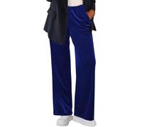 Pantaloni a palazzo da donna in velluto con tasca, lunghezza intera, coulisse in vita, gamba larga, tasca a palazzo in velluto, pantaloni invernali caldi a gamba dritta, pantaloni da lavoro da