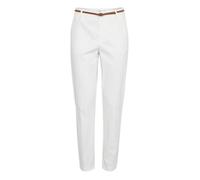 Pantaloni a sigaretta con cintura per donne b.young days2 Blanc 46