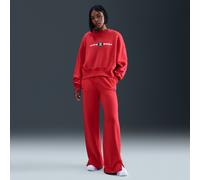 Pantaloni a vita alta Nike Phoenix Fleece Shox - Donna - Rosso M (IT 44-46)