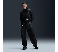 Pantaloni a vita media in tessuto con bordo aperto Nike - Donna - Grigio L (IT 48-50)