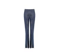 Pantaloni A Zampa Con Spacchi In Denim Rinascimento Collezione Primavera Estate