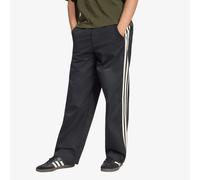 Mens adidas Pantaloni A Pieghe 3 Stripes - Nero, nero 37"