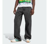 adidas Originals - Adilenium Season 3 - Pantaloni ampi in denim neri-Nero 32in