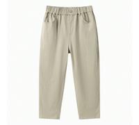Pantaloni affusolati per ragazzi e ragazze, pantaloni primaverili eleganti e versatili 7Y,8Y,10Y,5Y,14Y,12Y,13Y,16Y,15YColore unicoMiscele di cotone