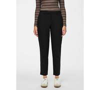 Pantaloni affusolati, vita standard Nero S Tinta unita