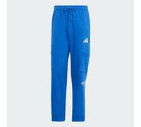 Pantaloni ALL SZN Fleece Graphic Loose Cargo Royal Blue / Off White M