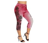 Pantaloni alla moda con motivo floreale per ragazze adolescenti con elastico in vita pantaloni corti morbidi e comodi leggings Capri estivi casual lounge pantaloni da notte stampa su tutta la