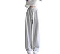Pantaloni alla Moda per Ragazze Larghi Ragazza Abbigliamento a Gamba Larga Cargo da Bambina Leggeri con vestibilità Jogging Elastici Regolabili in Vita Ideali età 9-15, Facili Pulire, Versatili