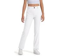Pantaloni alla Moda per Ragazze Palazzo a Gamba Dritta Cargo da Ragazza Casual, in Tinta Unita attività all'Aria Aperta Joggers Vintage Y2K