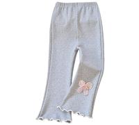 Pantaloni alla Moda per Ragazze Palazzo Larghi a Gamba Larga Joggers Sweatpants Morbido Elastico Vita Fashion Bambina da Indossare Tutti i Giorni
