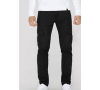 ALPHA INDUSTRIES Pantaloni cargo 'Agent' nero, Taglia 33