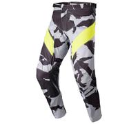 Alpinestars Racer Tactical 2023 Pantaloni Motocross, grigio-giallo, taglia 32