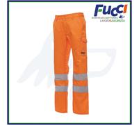 PAYPER Charter - Pantaloni da Uomo multistagione da Lavoro, Unisex, in Cotone, con Chiusura con Zip, ad Alta visibilità, Tasche Anteriori e Posteriori