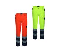 Pantaloni alta visibilità da lavoro Rossini Bicolore Hi-Vis