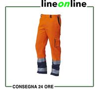 Pantaloni alta visibilità da lavoro Siggi Step One 69SE0335 multitasche 260 g/mq