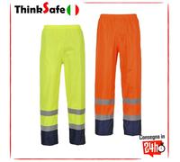 Pantaloni Alta Visibilita Impermeabili Anti Pioggia