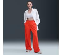 Pantaloni ampi a gamba larga e vita alta Nike 24.7 PerfectStretch Dri-FIT - Donna - Rosso XS (IT 36-38)