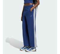 Pantaloni ampi adidas KIT 3-Stripes Dark Blue / Off White XS