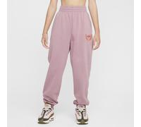 Nike Sportswear Pantaloni 'Club Fleece' prugna / arancione, Taglia 128-138