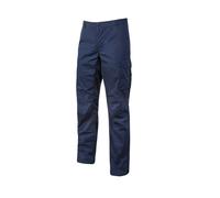 Pantaloni da lavoro estivi U-Power Ocean Slim fit in cotone elasticizzato