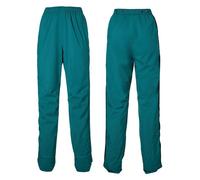 Pantaloni antipioggia Basil Skane donna teal green - nero taglia M