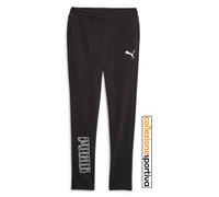 PANTALONI BAMBINO/BAMBINA PUMA ACTIVE SPORTS PANTS- 676292-01 col. nero/bianco