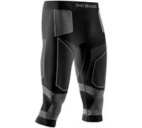 Pantaloni Baselayer 3/4 X-Bionic Energy Accumulator da uomo Nero-Grigio Chiaro : S