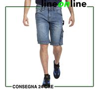 Rica Lewis Pantalone corto jeans Sunjoba da lavoro Uomo Blu