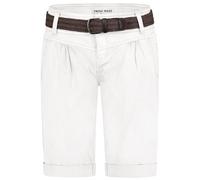 Pantaloni Bermuda Fresh Made con cintura e design in lino Chino Shorts