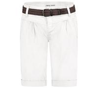 Pantaloni Bermuda Fresh Made con cintura e design in lino Chino Shorts